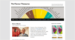 Desktop Screenshot of flavourthesaurus.com